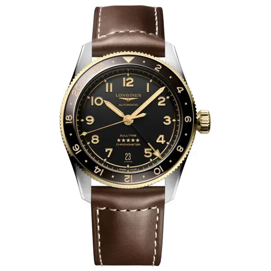 Hodinky Longines Spirit Zulu Time L3.802.5.53.2, Verze: hnědá3 