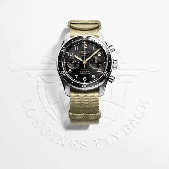 Pánské hodinky Longines Spirit Flyback L3.821.4.53.9, Verze: béžová, krémová 2 , 8 image