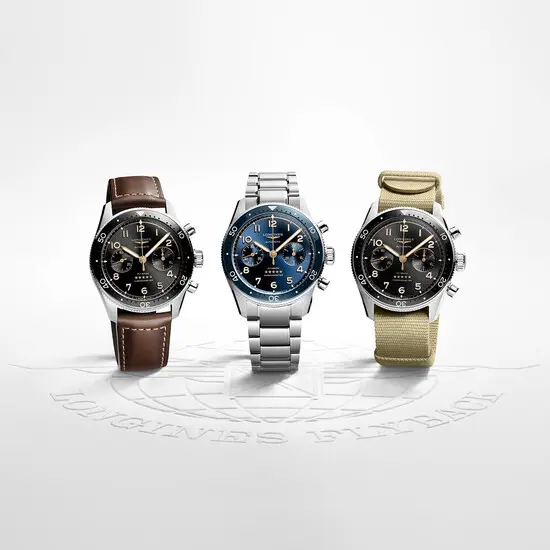 Pánské hodinky Longines Spirit Flyback L3.821.4.53.9, Verze: béžová, krémová 2 , 9 image