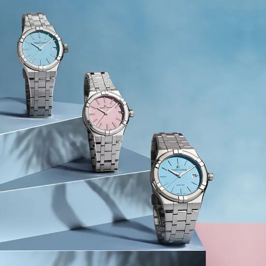 Dámské hodinky Maurice Lacroix Aikon Quartz Colours Edition AI1106-SS002-550-1, Verze: růžová , 6 image