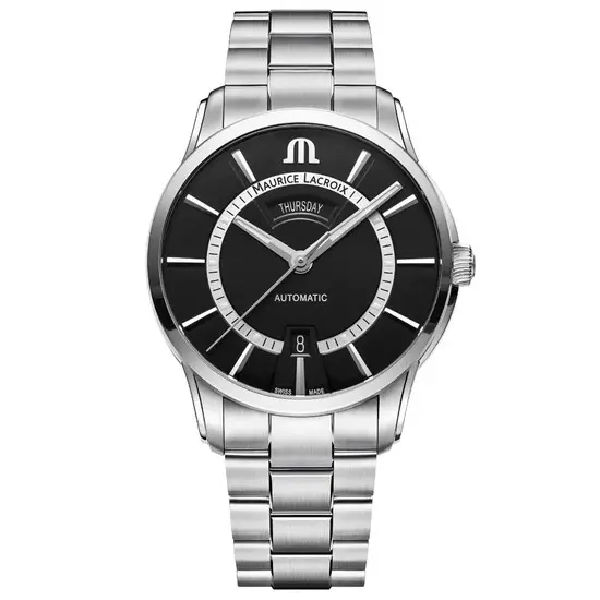 Pánské hodinky Maurice Lacroix Pontos Day Date PT6358-SS002-334-1, Verze: černá2 