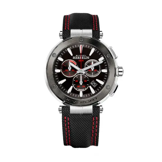 Pánské hodinky Herbelin Newport Chrono 37688AG44, Verze: černá 