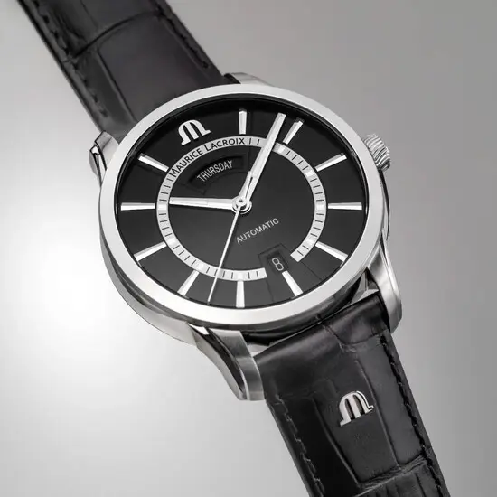 Pánské hodinky Maurice Lacroix Pontos Day Date PT6358-SS001-332-2, Verze: černá2 , 2 image