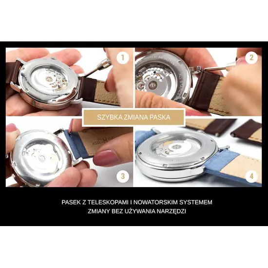 Řemínek Hirsch Heavy Calf zlatohnědý 22 mm L - 120/80, Verze: hnědá2, Šířka řemínku: 22 mm, Šířka u spony: 20 mm , 4 image