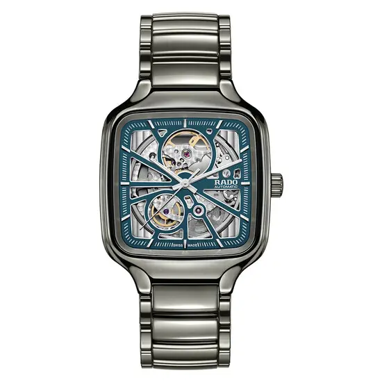 Hodinky Rado True Square Automatic Open Heart R27083202, Verze: modrá 