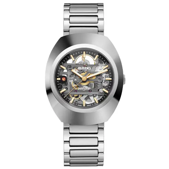 Hodinky Rado DiaStar Original Skeleton R12162153, Verze: stříbrná 