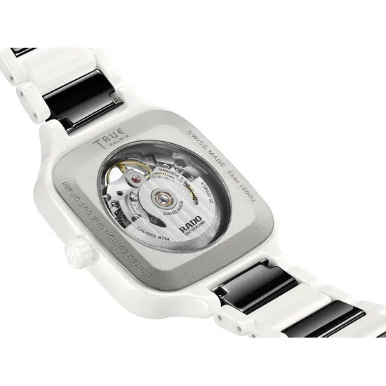 Hodinky Rado True Square Automatic Open Heart Diamonds Limited Edition R27073752, Verze: bílá , 6 image