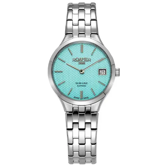 Dámské hodinky Roamer Slim-Line Classic Ladies 512857 41 05 20, Verze: modrá2 