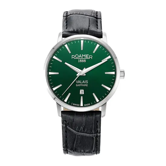 Pánské hodinky Roamer Valais Box-Set Gents 988833 41 75 05, Verze: zelená , 2 image