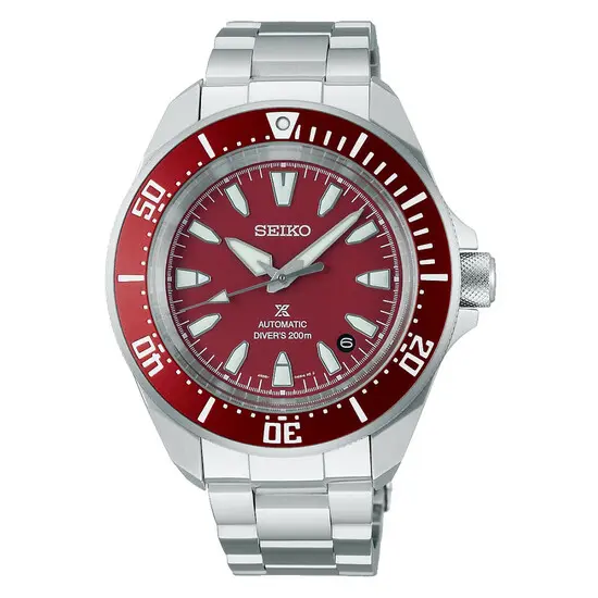 Pánské hodinky Seiko Prospex Sea Automatic SRPL11K1, Verze: červená 