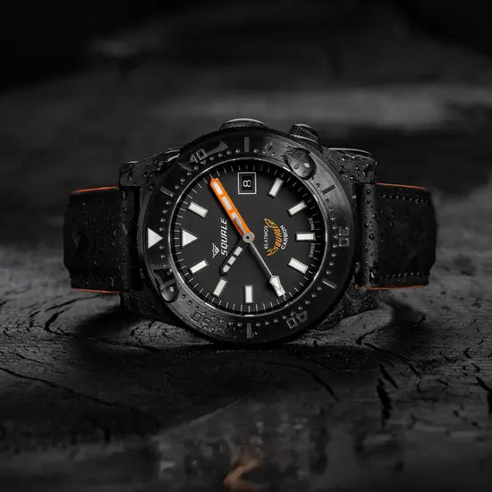 Pánské hodinky Squale T-183 Forged Carbon T-183FCOR, Verze: černá , 6 image