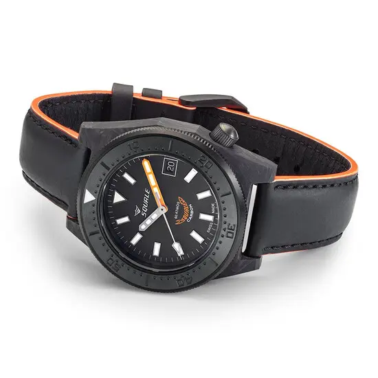 Pánské hodinky Squale T-183 Forged Carbon T-183FCOR, Verze: černá , 3 image