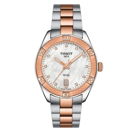 Dámské hodinky Tissot PR 100 Sport Chic Lady T101.910.22.116.00, Verze: bílá2 
