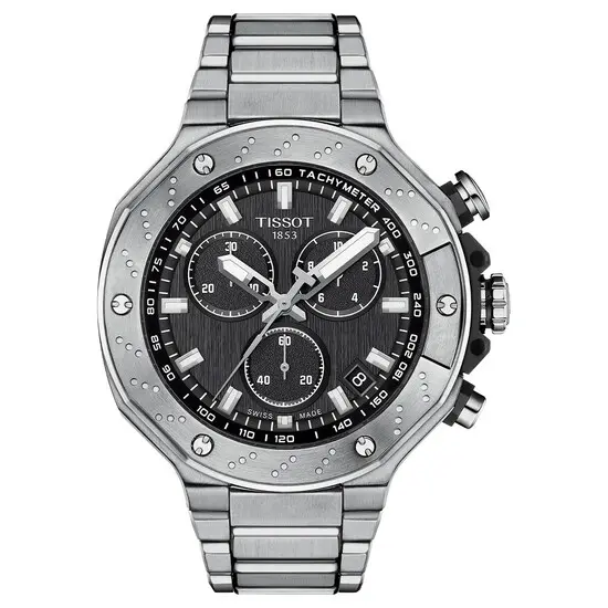 Pánské hodinky Tissot T-Race Quartz Chronograph T141.417.11.051.01, Verze: stříbrná2 