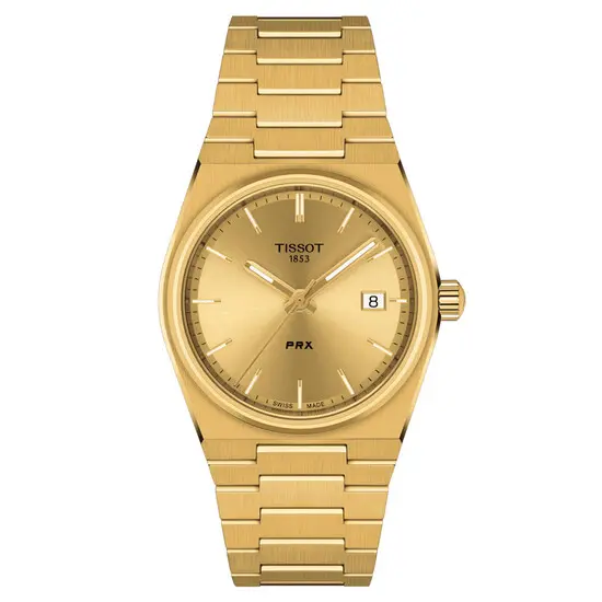 Hodinky Tissot PRX T137.210.33.021.00, Verze: žluté zlato 
