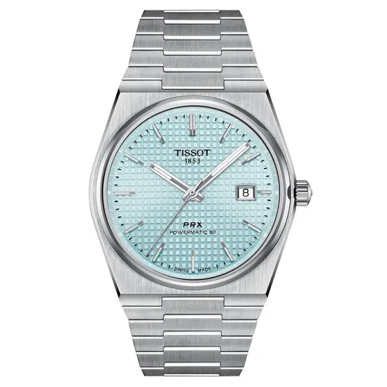 Pánské hodinky Tissot PRX Powermatic 80 T137.407.11.351.00, Verze: modrá2 