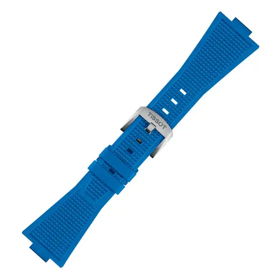 Řemínek Tissot PRX T852.049.577, Verze: modrá 