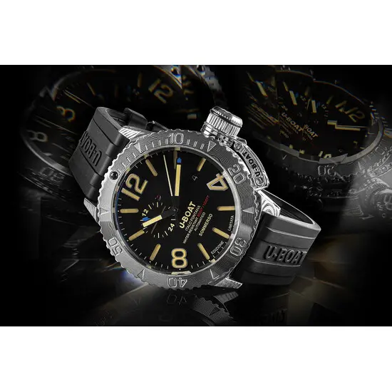 Pánské hodinky U-BOAT Sommerso Damascus Right Limited Edition 9988, Verze: černá2 , 3 image