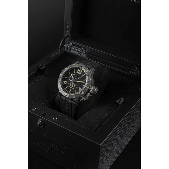 Pánské hodinky U-BOAT Sommerso Damascus Right Limited Edition 9988, Verze: černá2 , 6 image