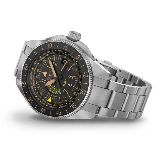 Pánské hodinky Aviator Airacobra GMT V.1.37.0.303.5, Verze: černá2 , 2 image