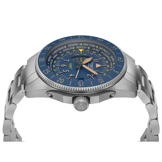 Pánské hodinky Aviator Airacobra GMT V.1.37.0.304.5, Verze: modrá3 , 3 image