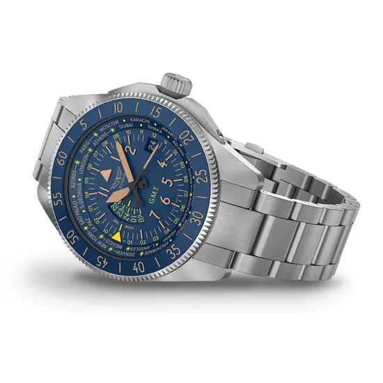Pánské hodinky Aviator Airacobra GMT V.1.37.0.304.5, Verze: modrá3 , 2 image