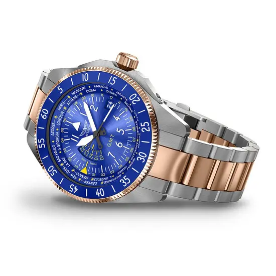 Pánské hodinky Aviator Airacobra GMT V.1.37.3.308.5, Verze: modrá2 , 2 image