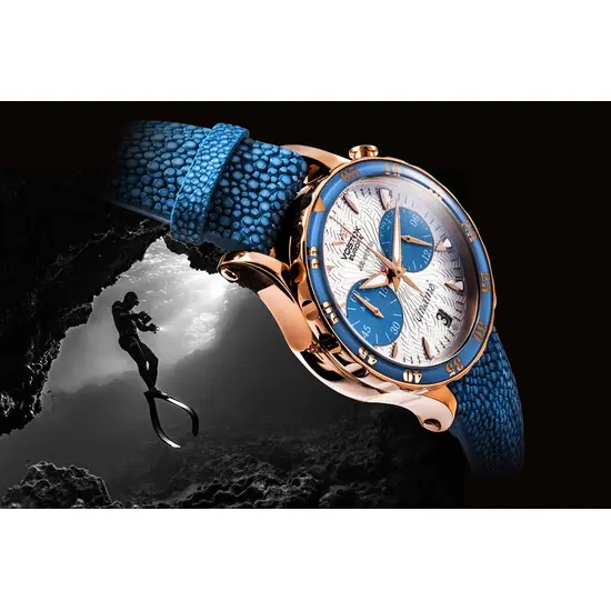 Dámské hodinky Vostok Europe Undine VK64-515B527, Verze: modrá2 , 4 image