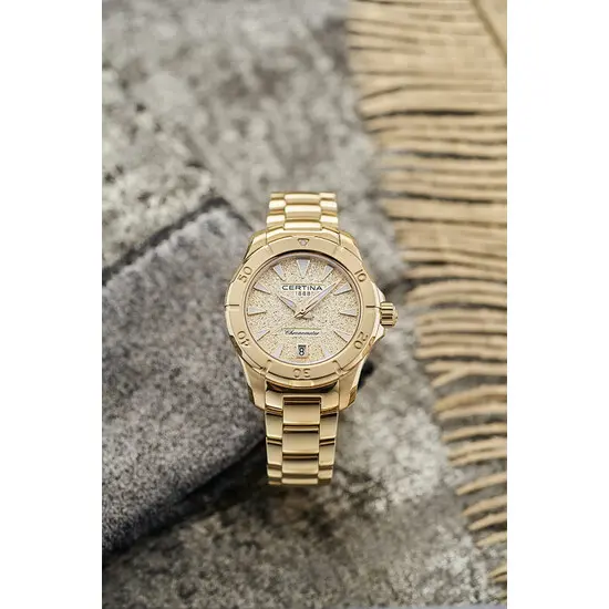 Dámské hodinky Certina DS Action Lady C032.951.33.361.00, Verze: žluté zlato2 , 8 image