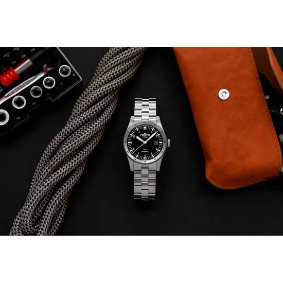 Pánské hodinky Fortis Flieger F-41 Black F4220017, Verze: stříbrná , 8 image