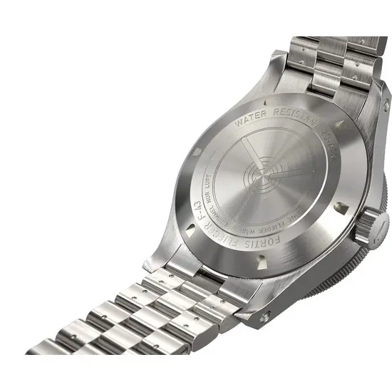 Pánské hodinky Fortis Flieger F-43 Triple-GMT Titanium F4260002, Verze: stříbrná , 2 image