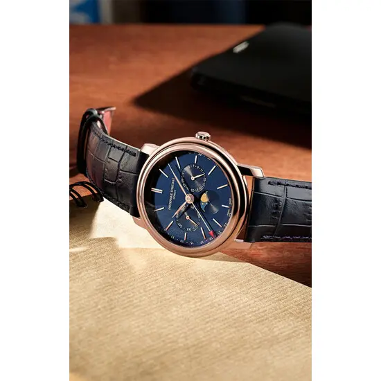 Pánské hodinky Frederique Constant Classics Index Bussines Timer FC-270N4P4, Verze: růžové zlato , 4 image