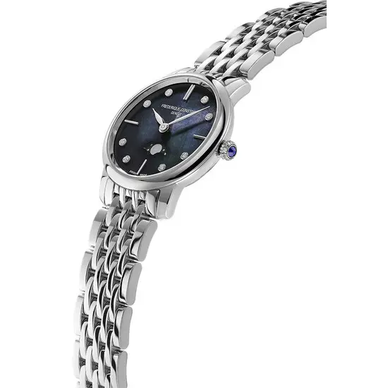 Dámské hodinky Frederique Constant Classics Slimline Ladies Moonphase FC-206MPBD1S6B, Verze: stříbrná , 3 image