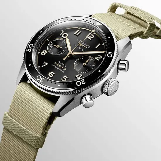 Pánské hodinky Longines Spirit Flyback L3.821.4.53.9, Verze: béžová, krémová 2 , 4 image