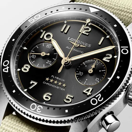 Pánské hodinky Longines Spirit Flyback L3.821.4.53.9, Verze: béžová, krémová 2 , 5 image