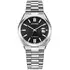 Zegarek automatyczny Citizen Mechanical NJ0150-81E z czarną tarczą.