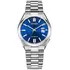 Zegarek automatyczny Citizen Mechanical NJ0150-81L z niebieską tarczą.