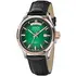 Elegancki zegarek Epos Passion Day Date 3501.142.34.93.25 z zieloną tarczą