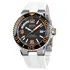 Zegarek nurkowy Epos Sportive Diver Day Date 3441.142.99.92.50 na białym pasku gumowym