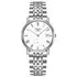 Zegarek damski Longines Elegant Lady L4.312.4.11.6 z białą tarczą i rzymskimi indeksami
