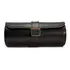 Czarne etui na 2 zegarki WOLF Palermo 213902