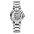Stalowy zegarek szkieletowy Herbelin Newport Automatic Skeleton