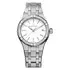 Zegarek damski Maurice Lacroix Aikon Quartz AI1106-SS002-150-1 z białą tarczą i diamentami