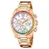 Dámské hodinky Festina Boyfriend Chronograph Rainbow F20639/2, Verze: růžové zlato 