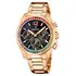 Damski zegarek z kolorowymi cyrkoniami Festina Boyfriend Chronograph Rainbow