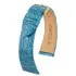 Pasek do zegarka Hirsch Genuine Croco turkusowy 18 mm