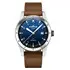 Zegarek męski na pasku skórzanym Fortis Flieger F-41 Liberty Blue