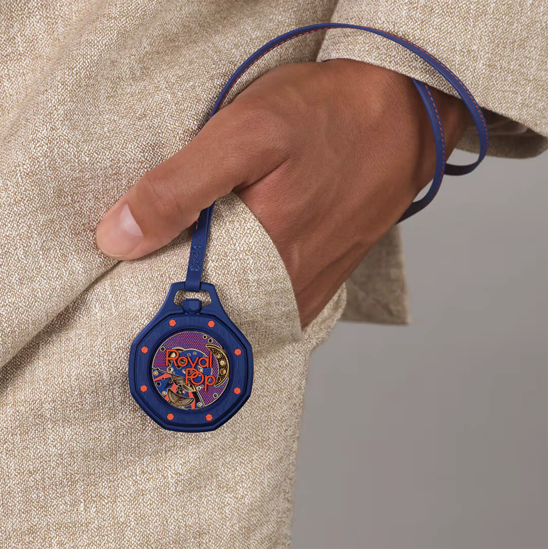 Hodinky AP x Swatch Royal Pop ORENJI-HACHI