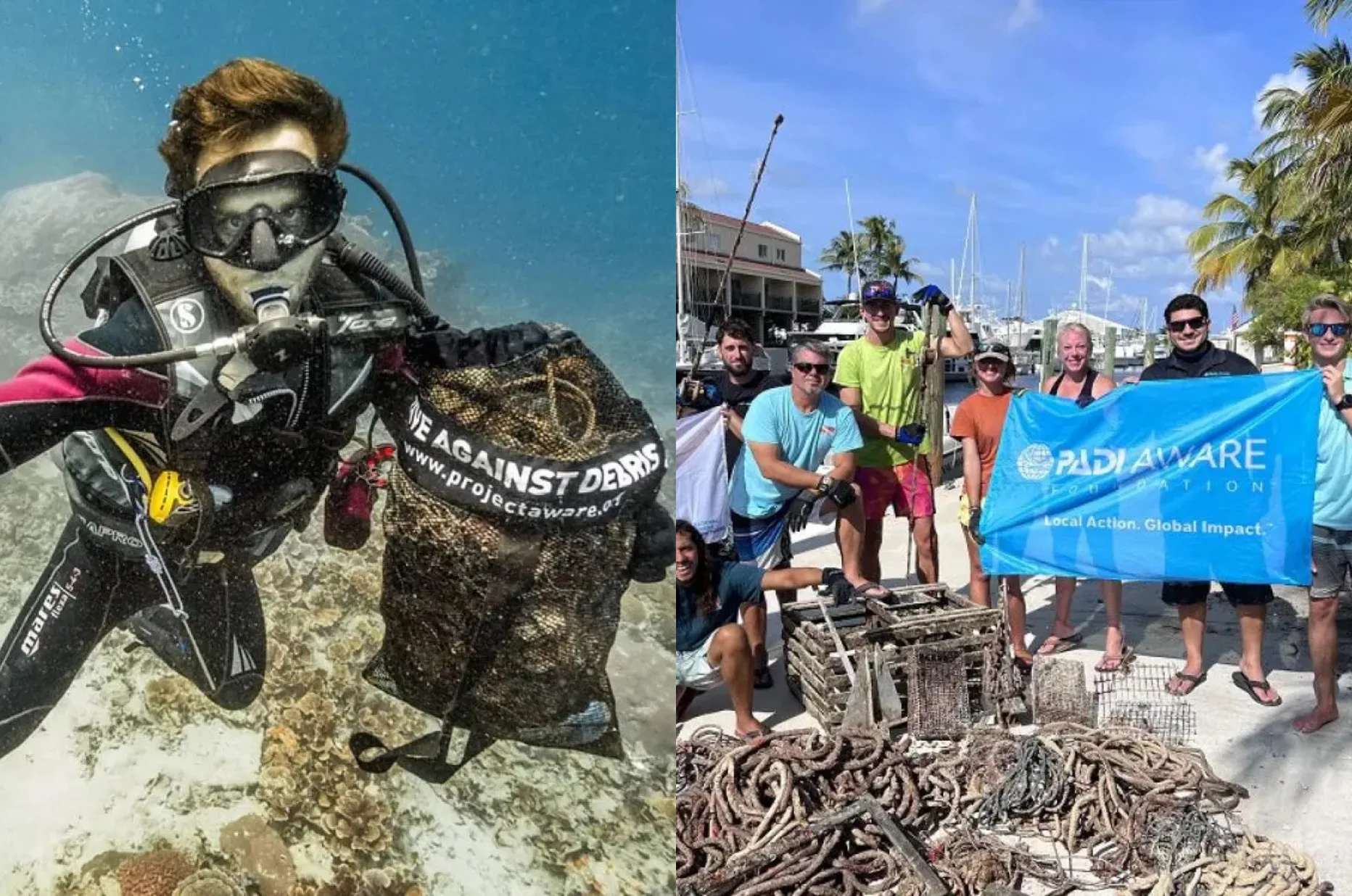 Dive Against Debris®: největší světové hnutí pro podvodní úklid