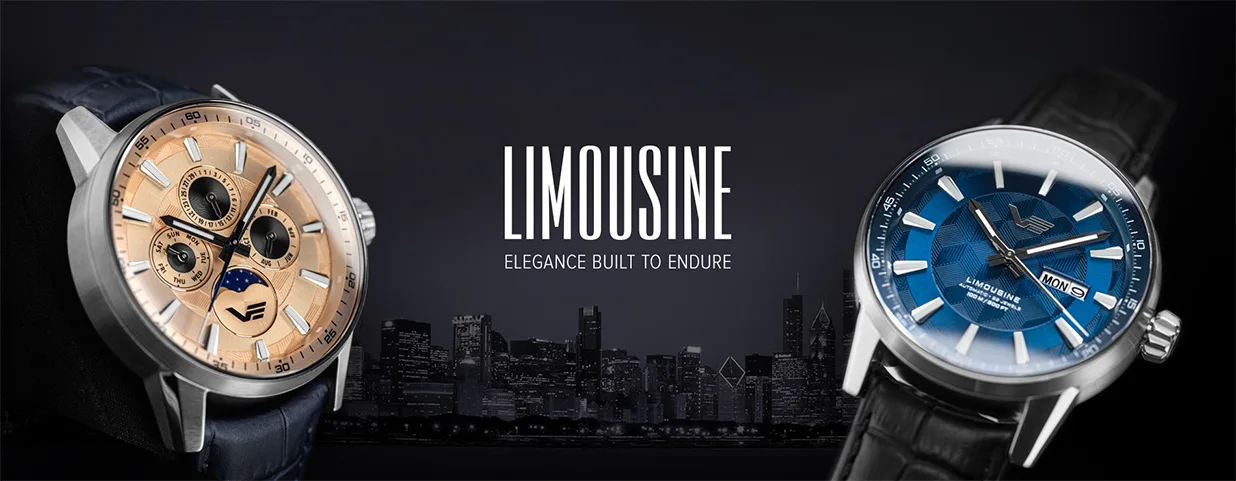 Pánské hodinky Vostok Europe Limousine 2.0 s měsíčními fázemi a funkcí Day Date